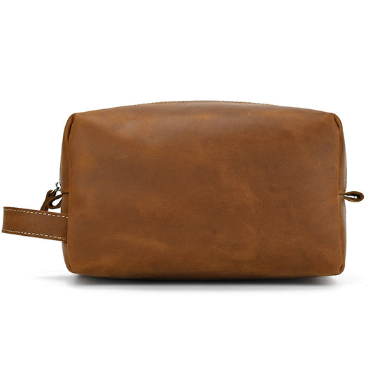 Genuine Leather Clutch Crazy Horse Multifunctional Men's Handbags