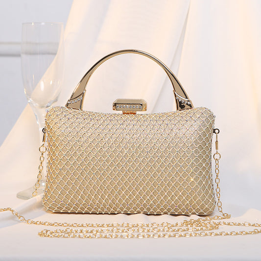 Women's Banquet Metal Rhinestone Diamond Party Dress Bags
