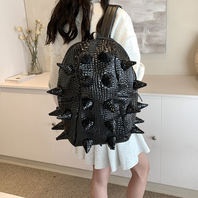 Fashion Cool Three-dimensional Hedgehog Funny Personality Backpacks