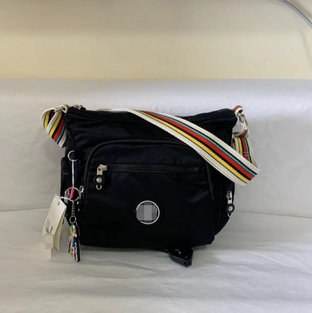 Spring Monkey Mesh Purple Series Nylon Crossbody Bags