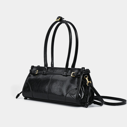 Women's Retro Fashion Baguette Underarm Commuter Large Shoulder Bags
