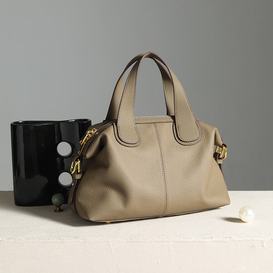 Women's Cowhide High-grade Niche Large Capacity Genuine Shoulder Bags