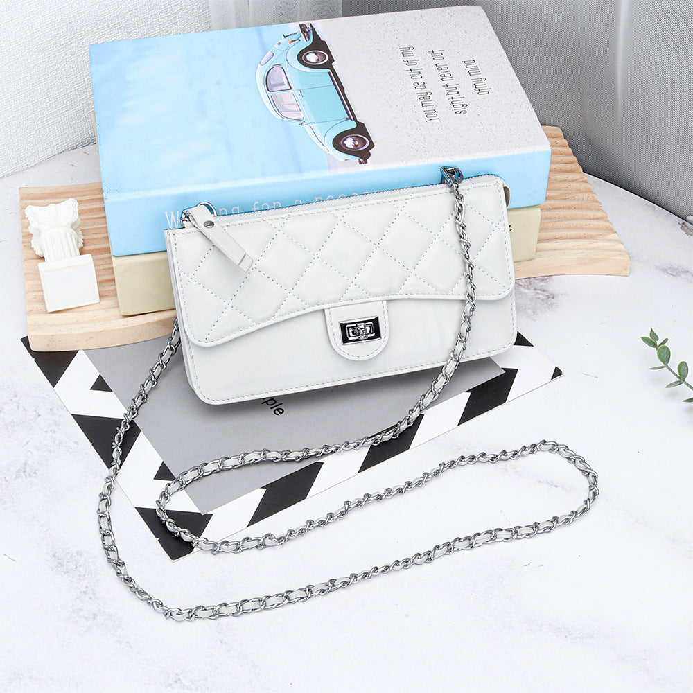 Classic Style Diamond Chain Pouch Fashion Crossbody Bags