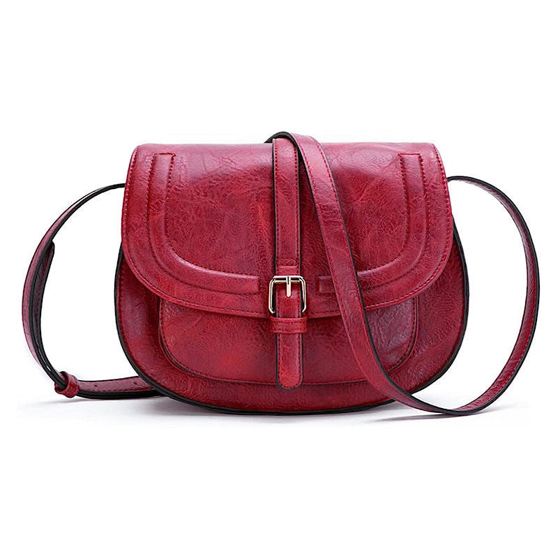 Women's Fashion Style Retro Saddle Semicircle Shoulder Bags