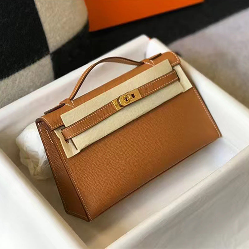 Versatile Women's Genuine Leather Chain Summer Shoulder Bags