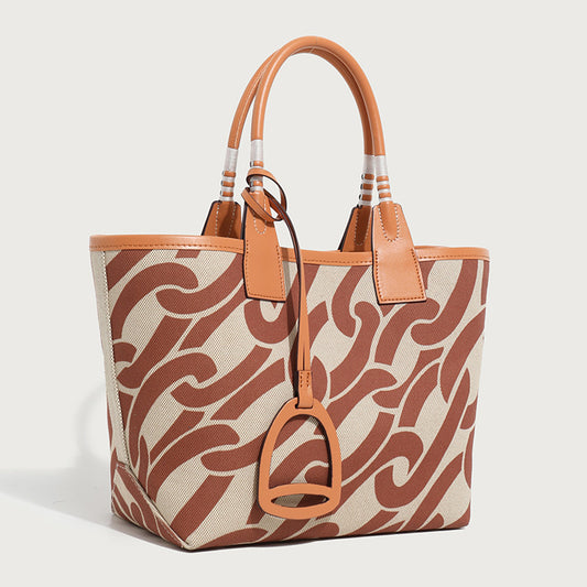 Women's Wax Line Color Vegetable Basket High-grade Bags
