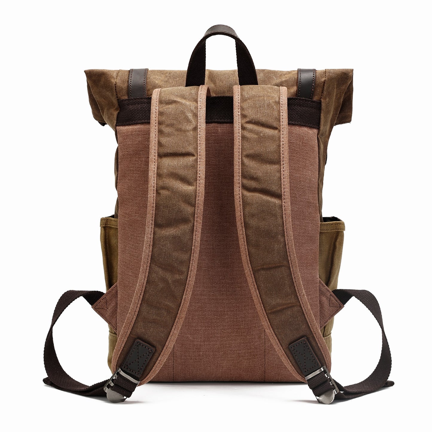 Retro Oil Wax Canvas Leisure Waterproof Backpacks