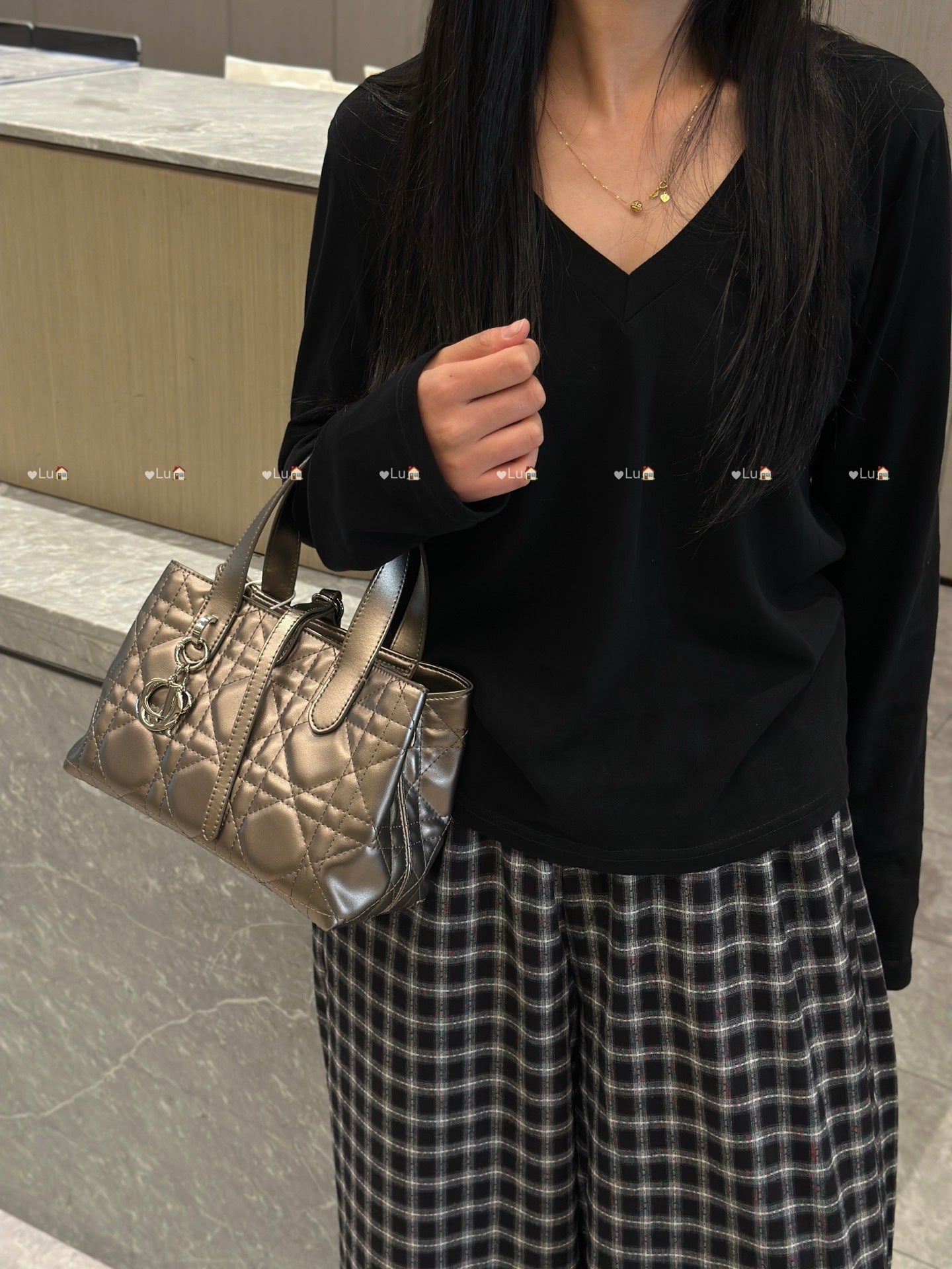 Slouchy Casual Women's Korean Diamond Underarm Shoulder Bags