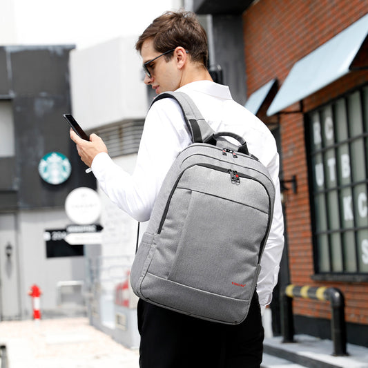 Men's Business Commute Large Capacity Waterproof Computer Backpacks