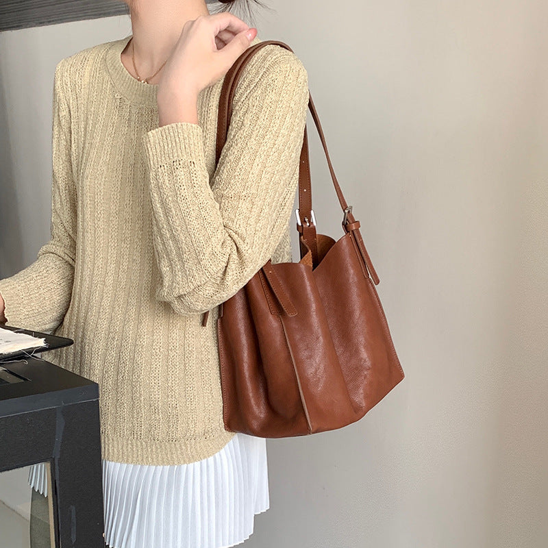 Women's Niche Leisure Commute Vegetable Basket Bags