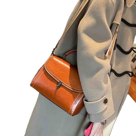 Women's Summer Genuine Leather Cowhide Simple Fashion Shoulder Bags