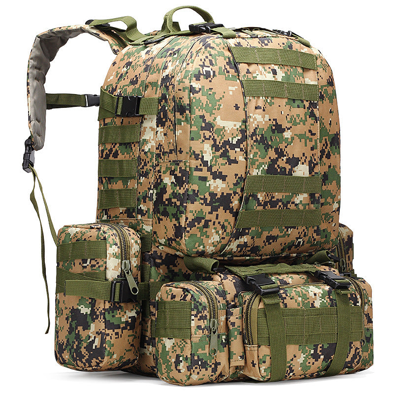 Women's & Men's & Camouflage Camping Large Capacity Combination Mountaineering Backpacks