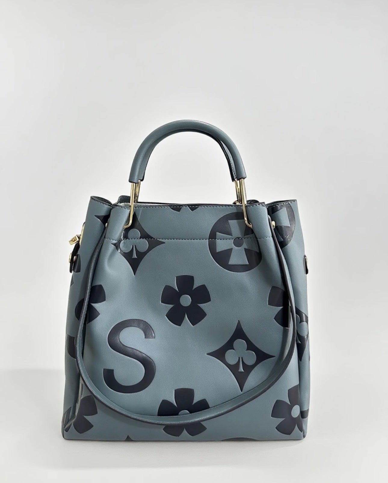 Women's High-grade Large Capacity Fashion Embossing Shoulder Bags