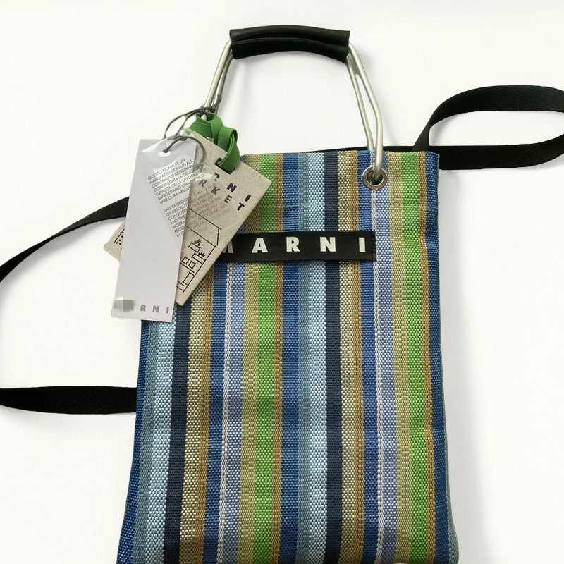 Women's & Men's & Woven Aluminum Portable Leisure Shopping Bags