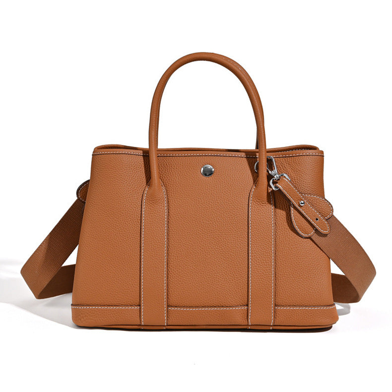Women's Layer Cowhide Genuine Leather Commuter Large Handbags