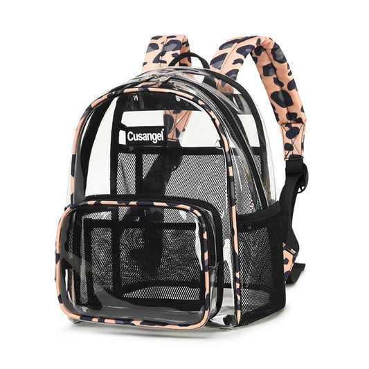 Women's Large Capacity Transparent Fashion Jelly Waterproof Backpacks