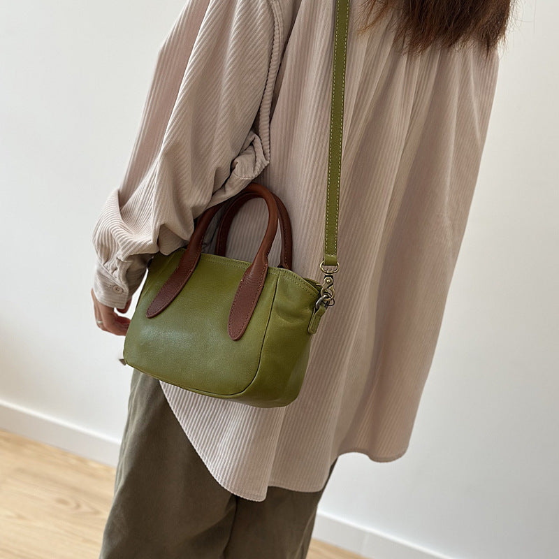 Women's High-grade First Layer Vegetable Tanning Leather Handbags