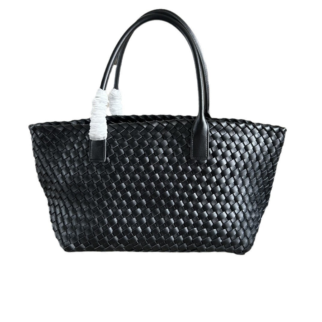 Women's & Men's & Trendy Fashion Shopping Woven Portable Vegetable Shoulder Bags