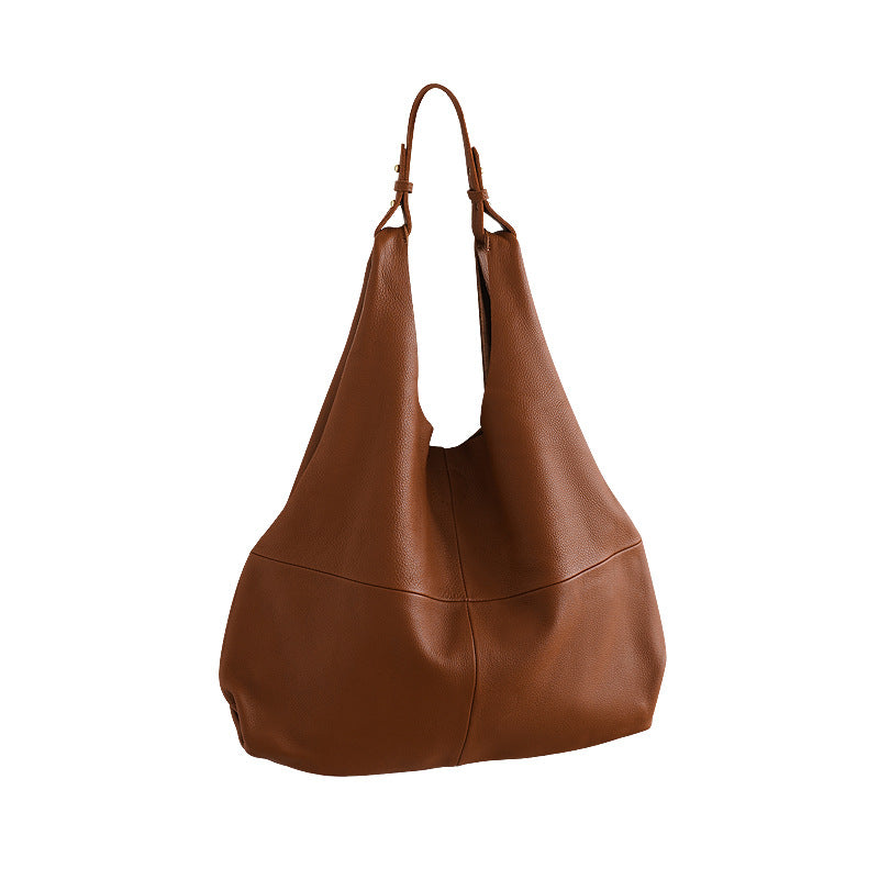 Women's Genuine Leather High-grade Design Urban Commuter Large Bags