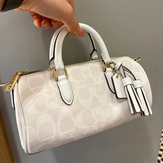 Women's Portable Round Vintage Presbyopic Pencil Handbags