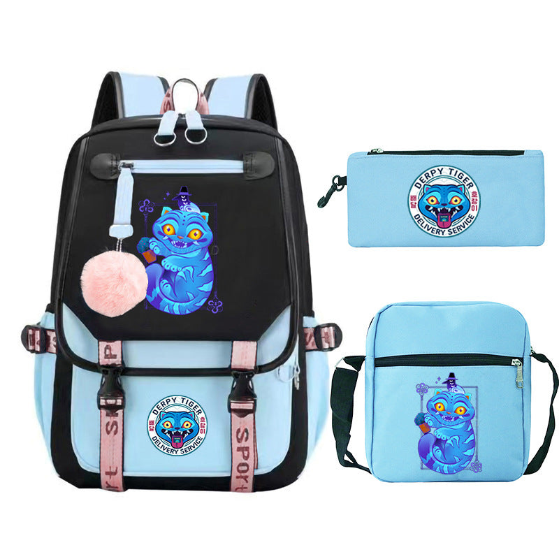 Elegant Children's Merchandise Printed Fashion Pencil Backpacks