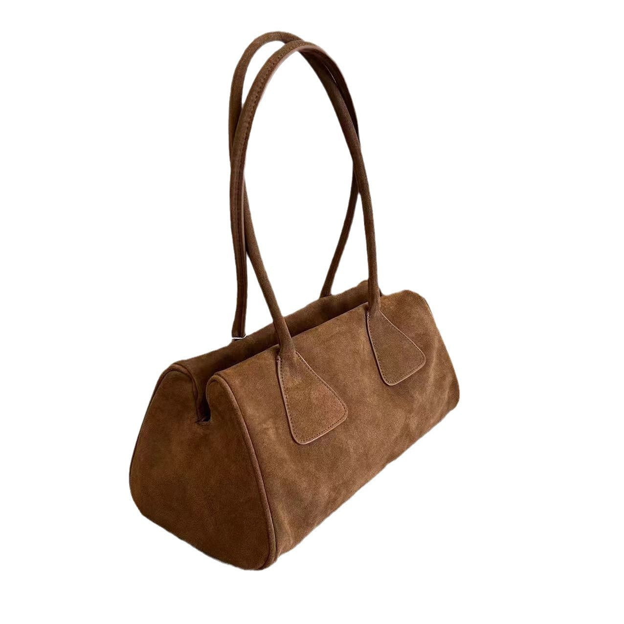 French Simplicity Triangle Leather Pillow Boston Bags
