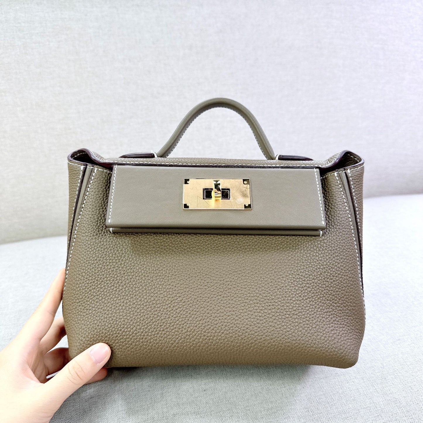 Women's First Layer Cowhide Kelly Wings Style Bags