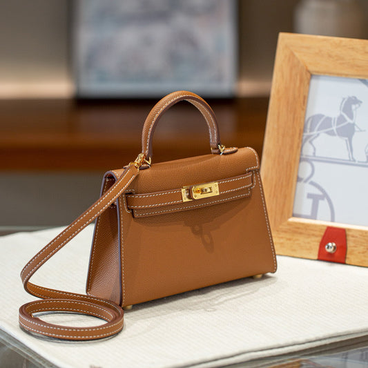 Women's Second Generation Palm Print Cowhide Kelly Crossbody Bags