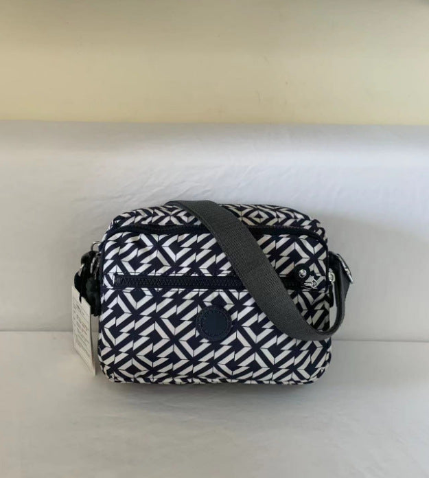 Women's Spring Monkey Urban Simple Nylon Compartment Crossbody Bags