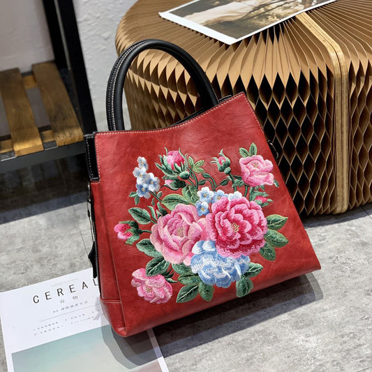 Women's Retro Chinese Style Embroidery With Cheongsam Handbags