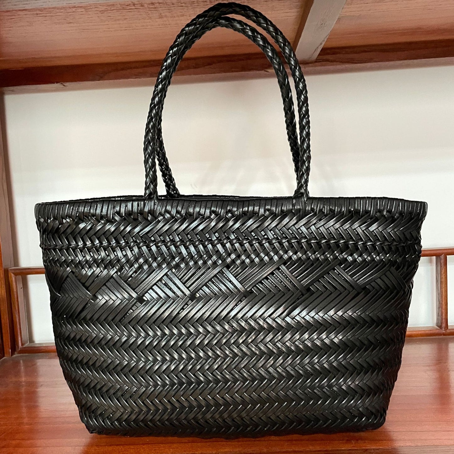 Women's French Woven Vegetable Basket Genuine Handbags