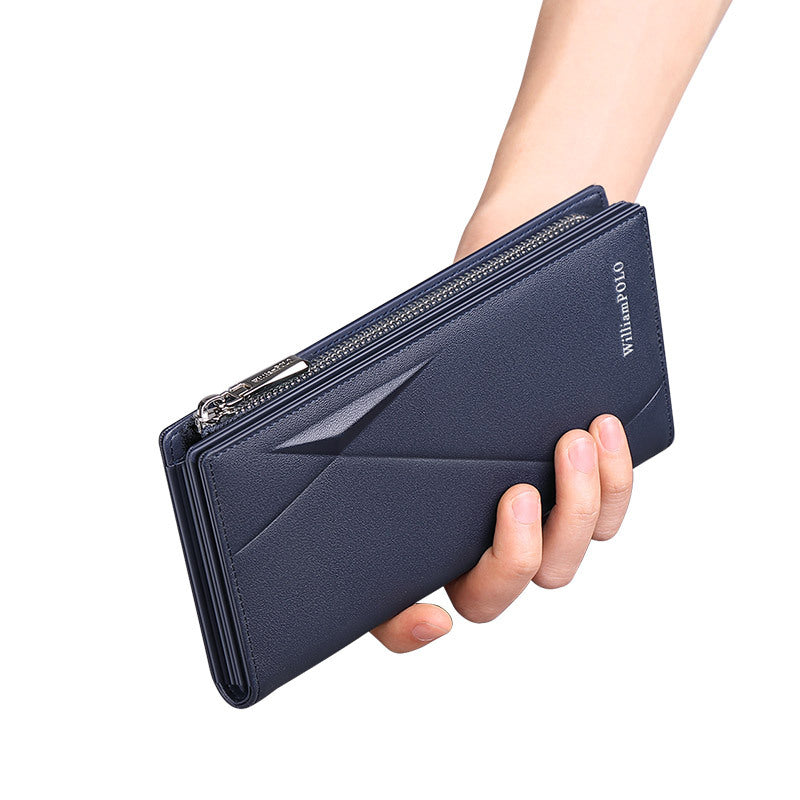 Men's Emperor Paul Long Leather First Layer Men's Wallets