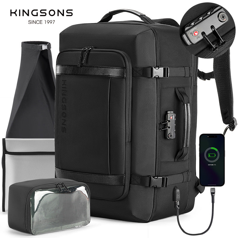 Expansion Full Open Short-distance Leisure Compartment Backpacks