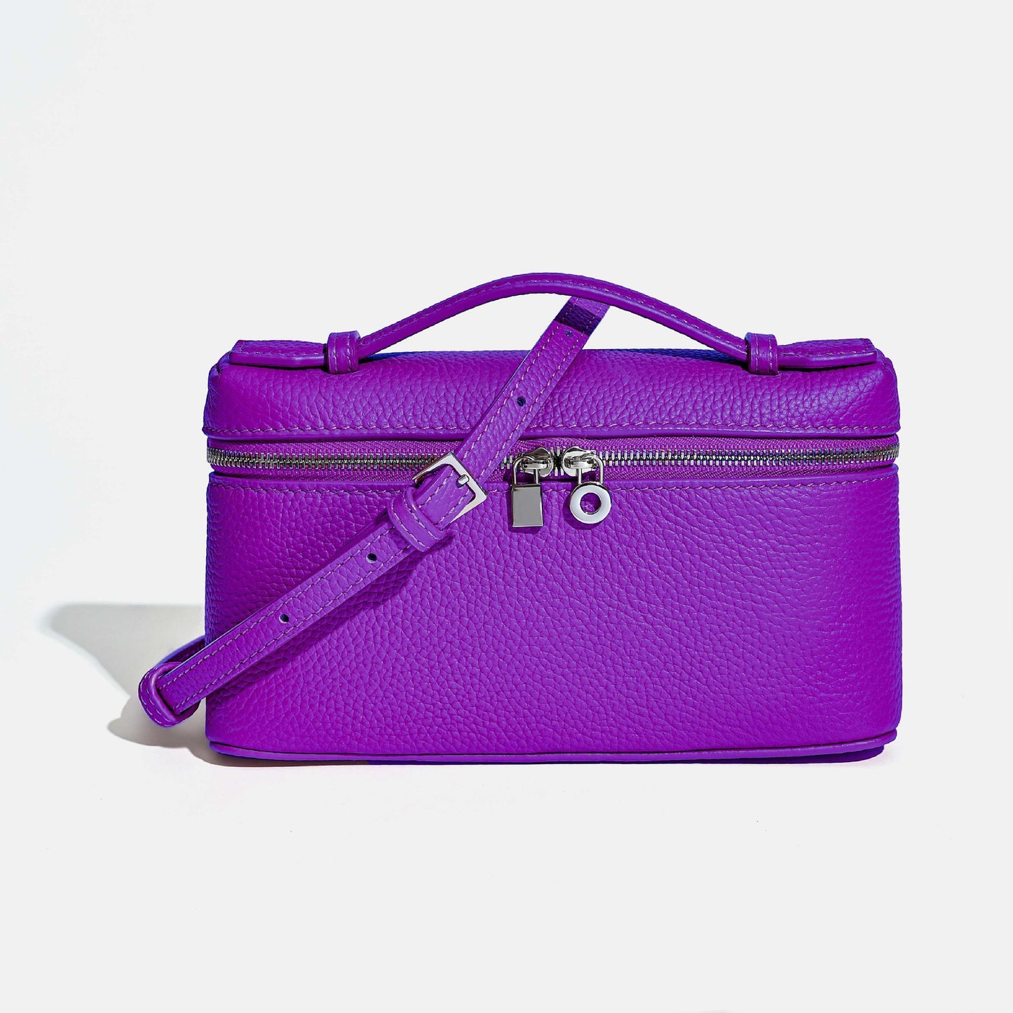 Women's Summer First Layer Cowhide Lunch Box Handbags