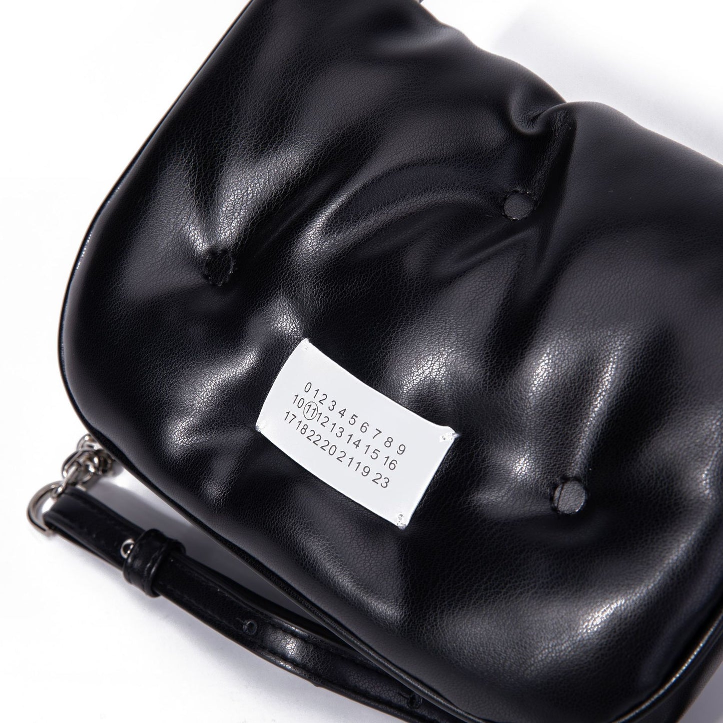 Women's Chain Fashionable Soft Leather Underarm High Shoulder Bags