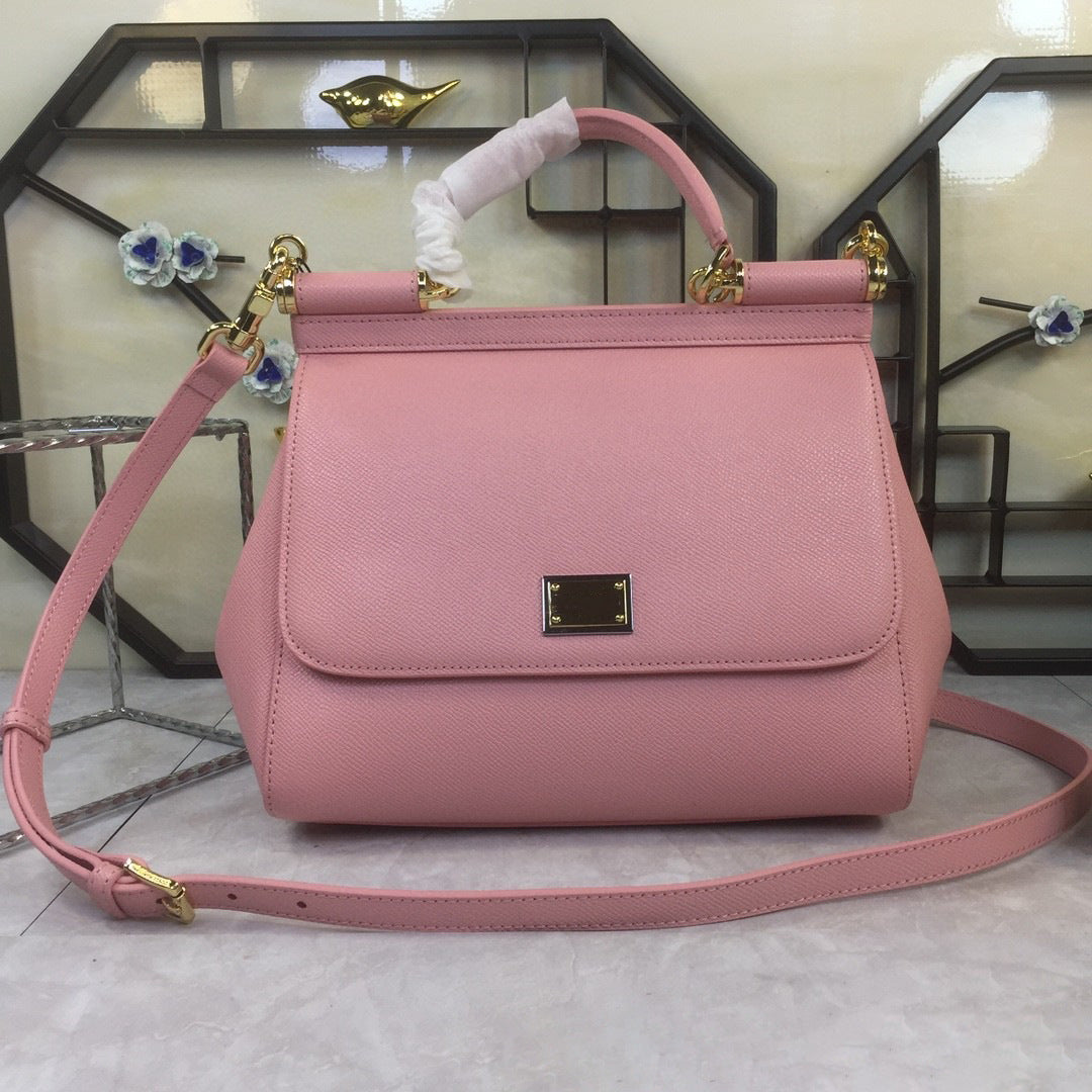 Women's Color Versatile Elegant Cowhide Palm Print Crossbody Bags