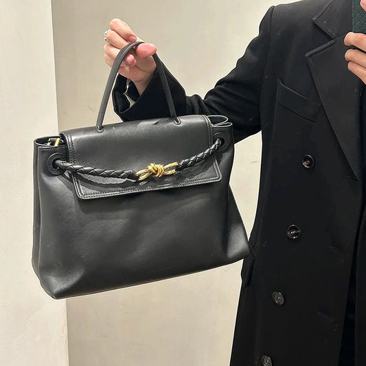 Cool Fashion Bow Gold Genuine Leather Buckle