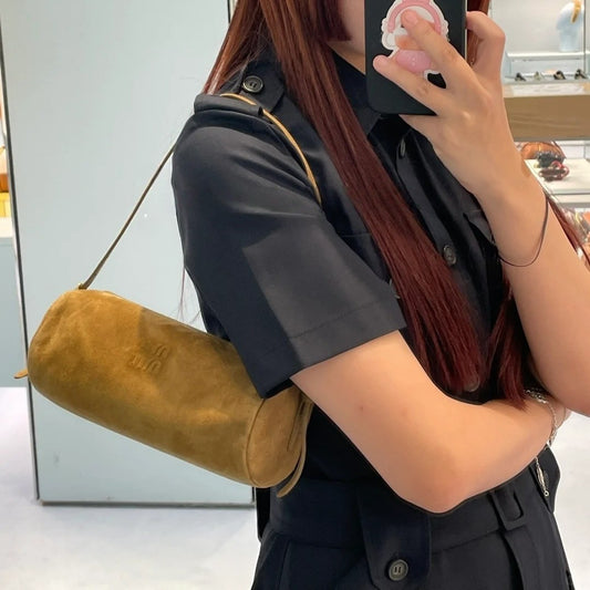 New Women's Summer Frosted Sheepskin Hand Bags