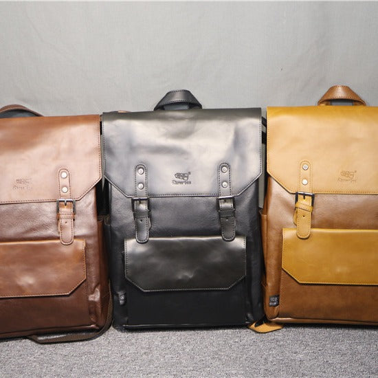 Korean Style Unisex University Large Capacity Backpacks