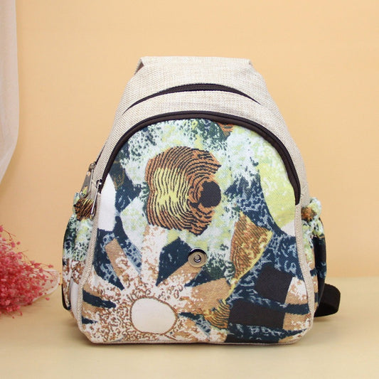 Panda Literary Fan Personality Fabric Leisure Bags