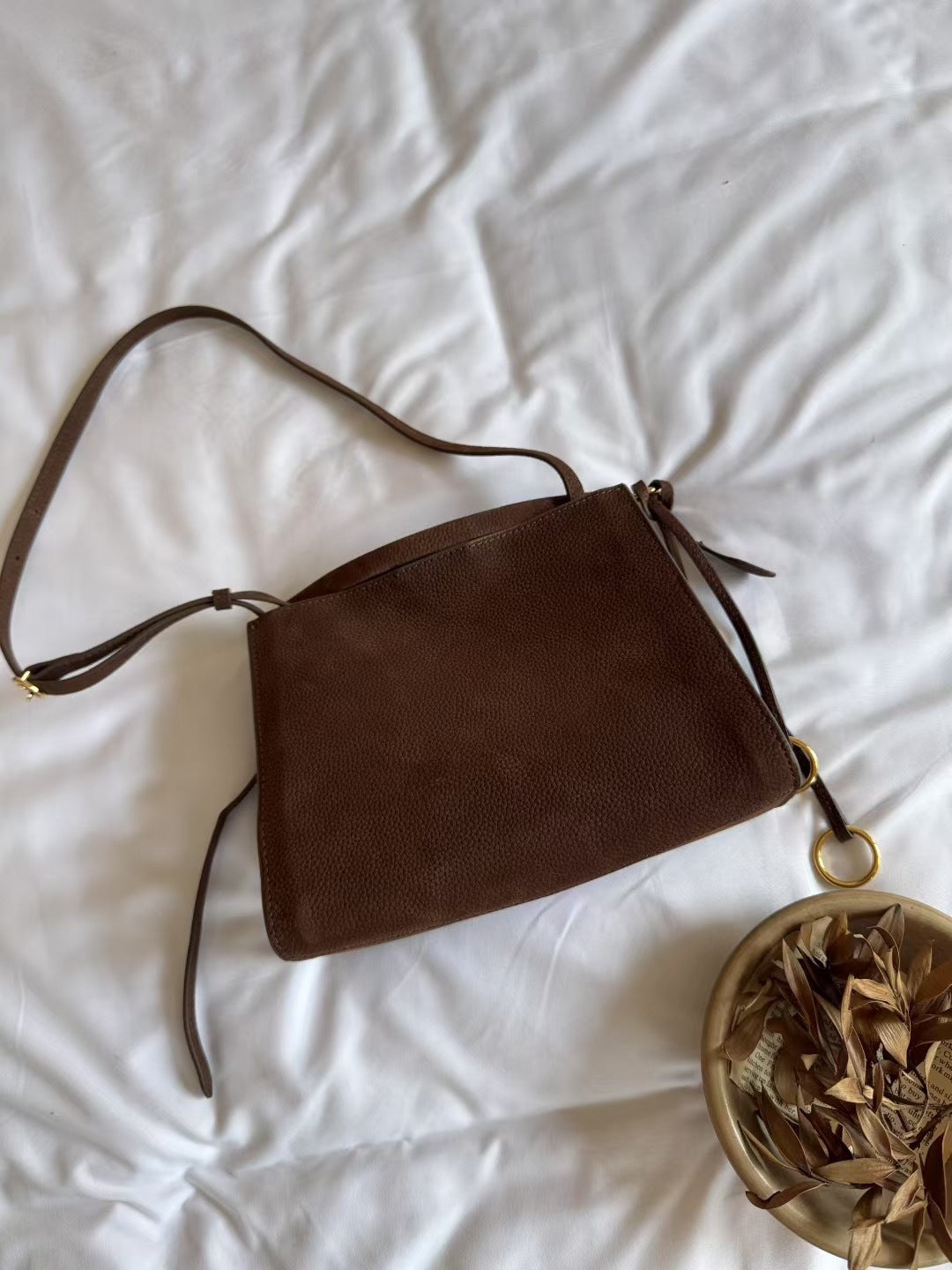 Layer Cowhide Elegant Underarm Fashion Simple Shoulder Bags