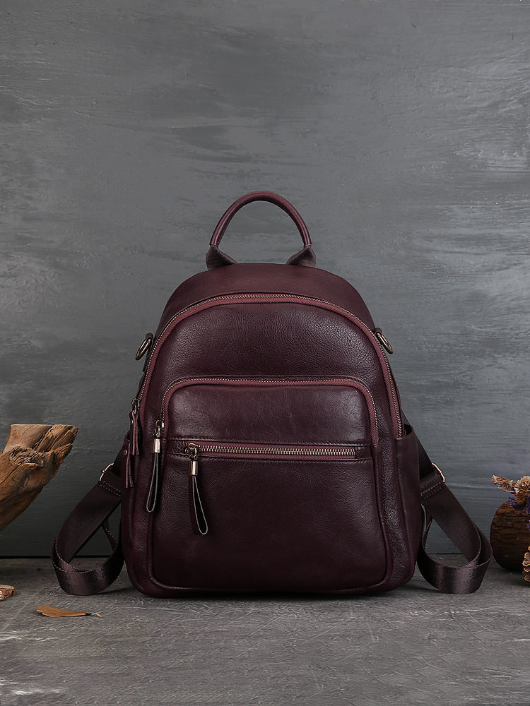 Women's Capacity Simple High-grade Retro Soft Bags