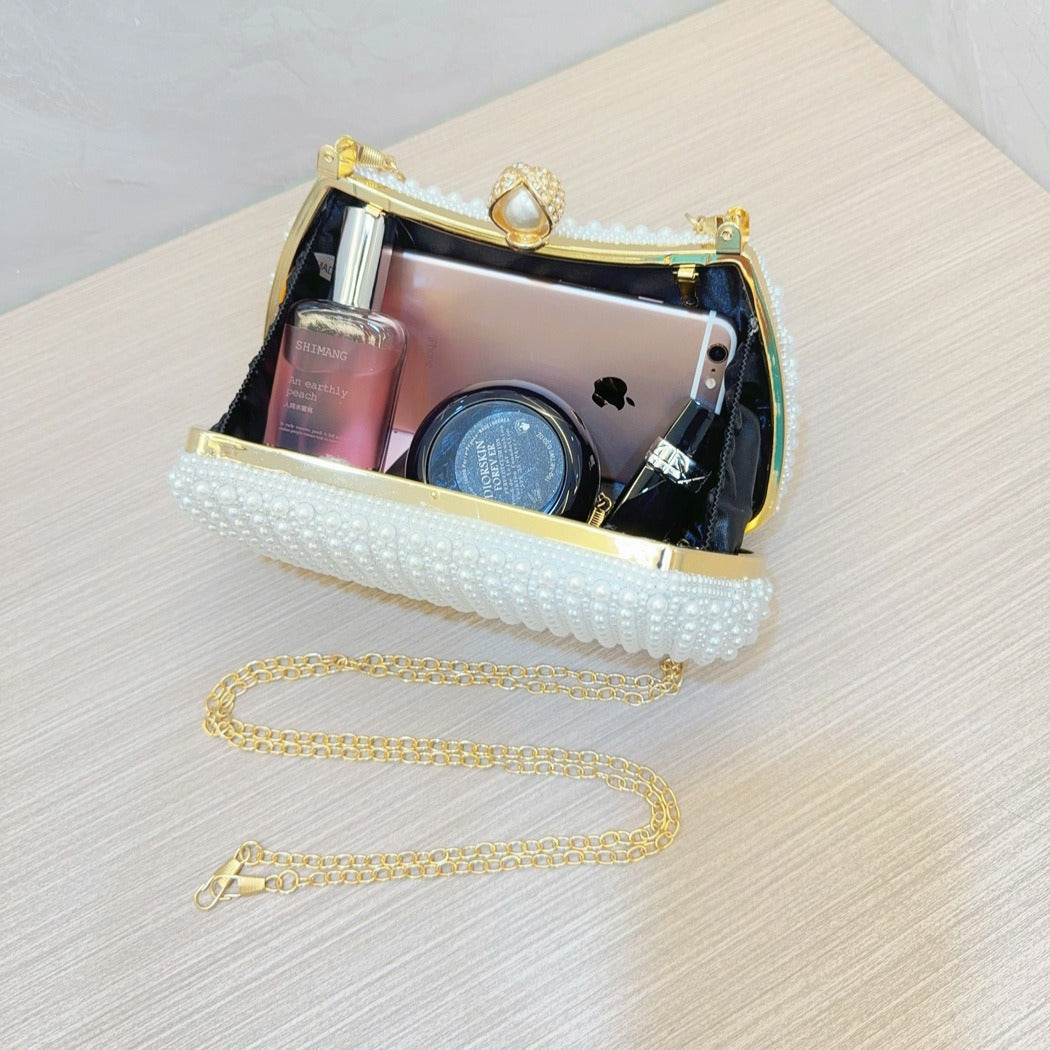 Pearl Wedding Birthday Party Banquet Dinner Shoulder Bags