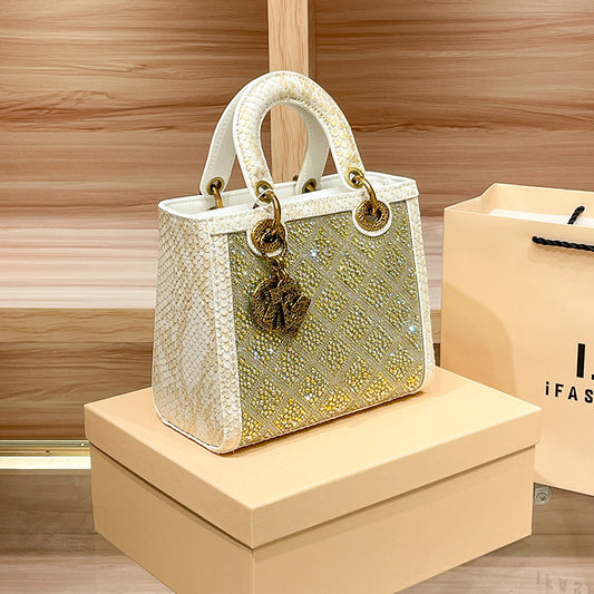Women's Summer High Sense Genuine Leather Diana Crossbody Bags