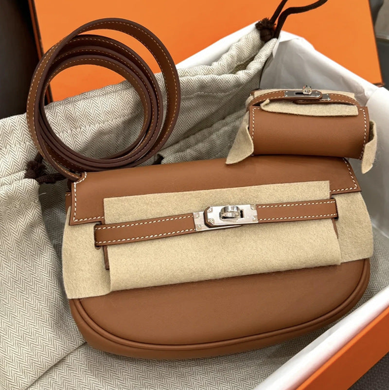 Attractive Women's Classy Kelly Mini Leather Shoulder Bags