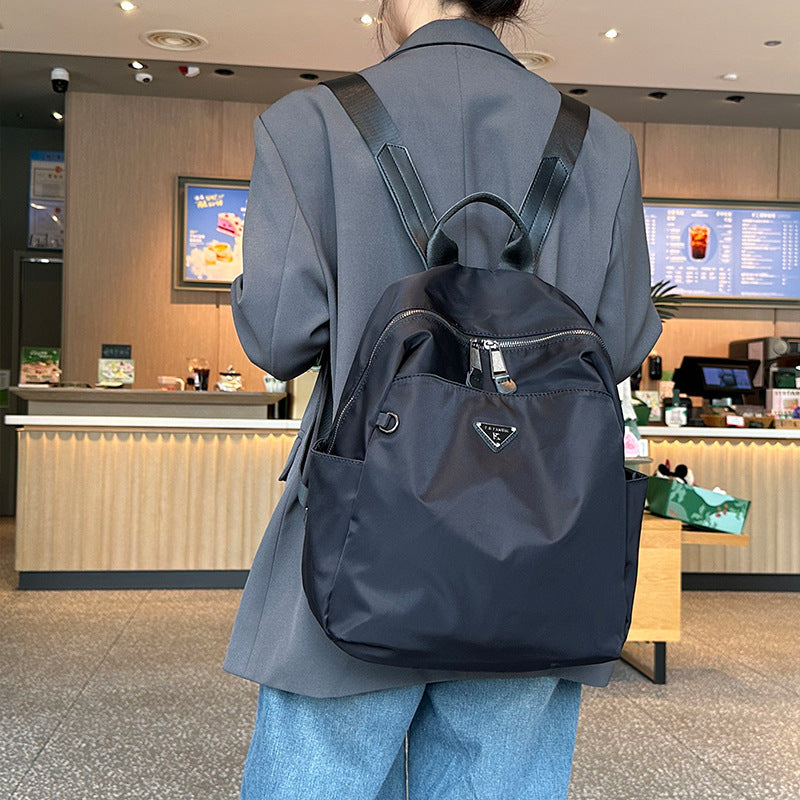 Women's Lightweight Good-looking Niche Waterproof Oxford Cloth Backpacks