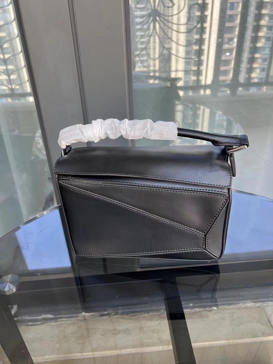 Women's Geometric Lunch Box Color Contrast Patchwork Handbags