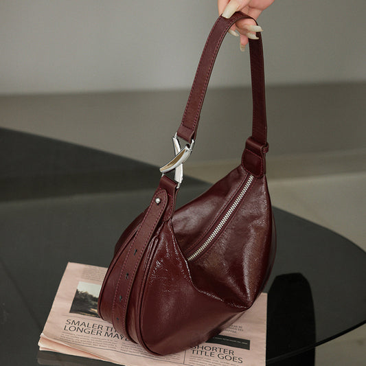 Women's High-grade Design Genuine Leather Large Capacity Shoulder Bags