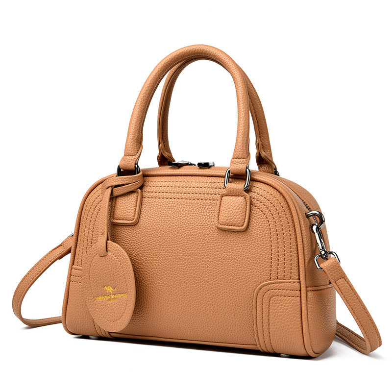 Women's Commuter Boston High-grade Large Capacity Handbags