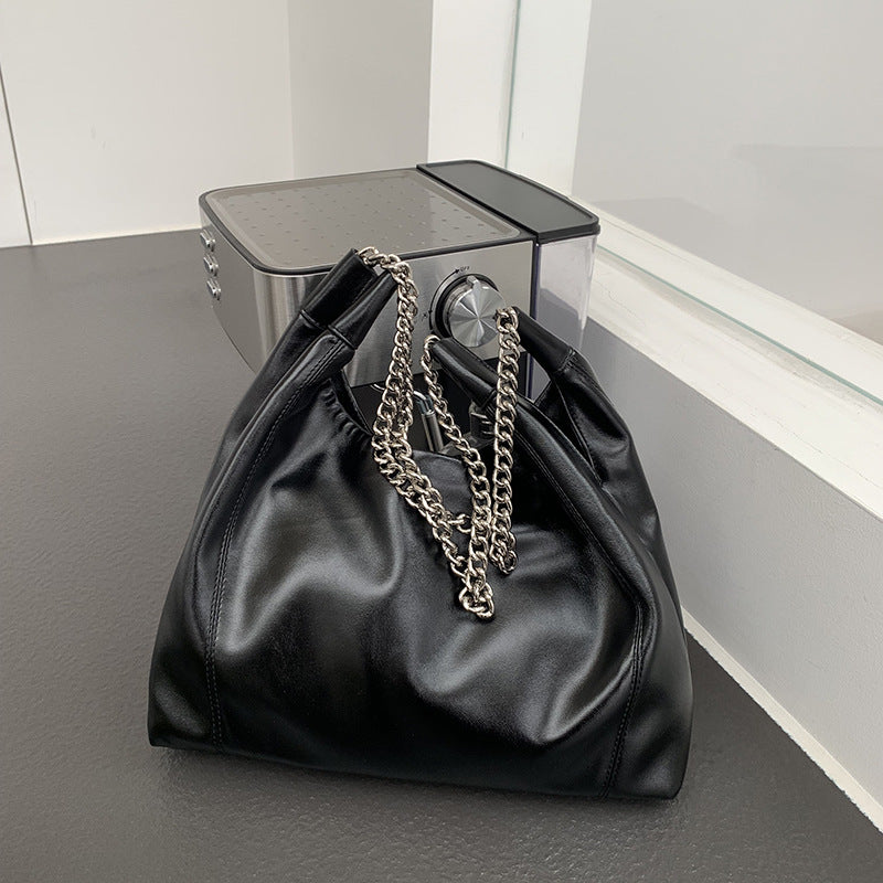 Women's Ge Textured Western Style Simple Large Capacity Shoulder Bags